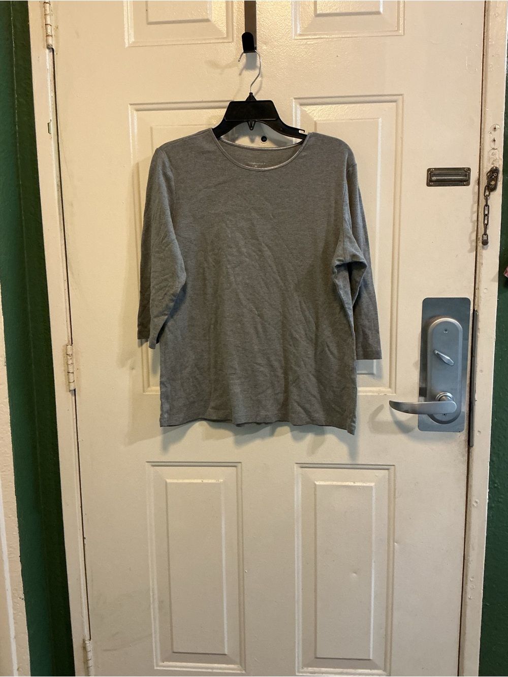 Christopher & Banks Heather Gray Crewneck Tee